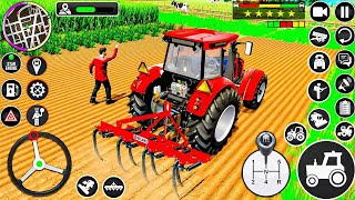 Simulator Mengemudi Pertanian Traktor Modern 3D - Game Traktor Baru - Gameplay Android screenshot 5
