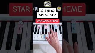 Star Wars Main Theme (Piano Tutorial) #starwarstheme #starwars #easypianotutorial #pianoshorts