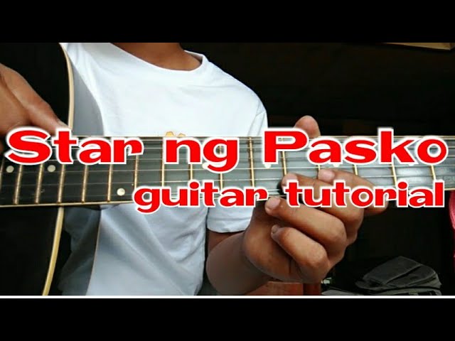 Star ng pasko ABS-CBN station ID guitar tutorial