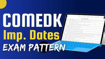 COMEDK UGET 2021 Engineering Entrance Exam 2021 | Important Dates | Registration | Exam Pattern
