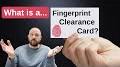 q=sca_esv%3D4ec8c5ee11c012e4 What is a Level 1 fingerprint clearance card good for from m.youtube.com