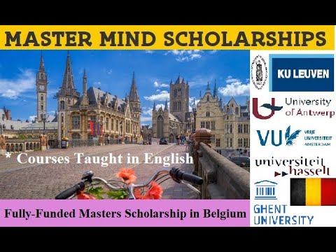 Masters Scholarships in Belgium - Fully-funded (Taught in English)