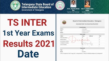 TS inter 1st Year Results 2021 Date | TS Intermediate First Year Results | How to Check InterResults