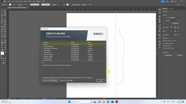 Hướng dẫn crack esko studio for illustrator 2023