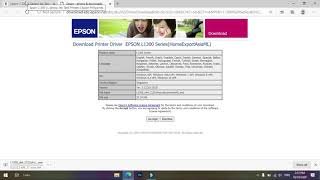 How to download and install EPSON L1300 driver