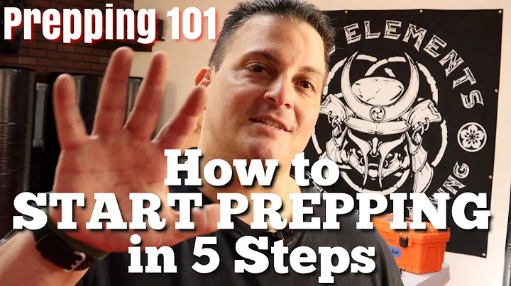 HOW TO START PREPPING FOR BEGINNERS IN 5 STEPS - PREPPING 101 - EMERGENCY & DISASTER PREPAREDNESS