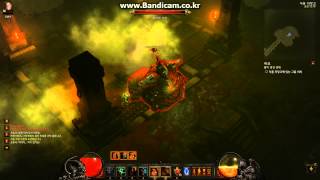 디아블로3 양손야만 불지옥 그홈 9초킬_Diablo3 Barbarian kill Inferno Ghom 9second