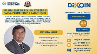 Usaha Simpan Pinjam Koperasi Pasca Permekop 8 Tahun 2023