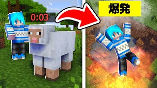 色んな動物やアイテムが爆発する世界でサバイバルしてみたら【マインクラフト】