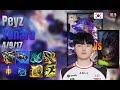 Peyz Adc Yunara vs Kog'Maw lol KR solo rank Full Game 16.9 | 페이즈 유나라 vs 코그모