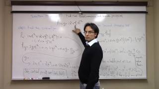 Labtube (Section 14.7-Question 18): Local max/min and saddle points: