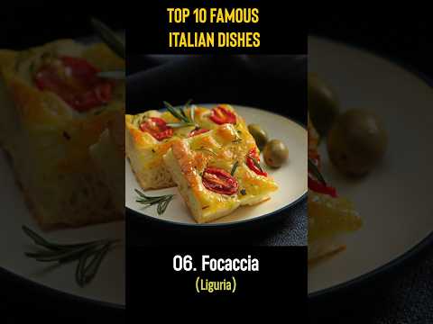 TOP 10 - Famous Italian Dishes