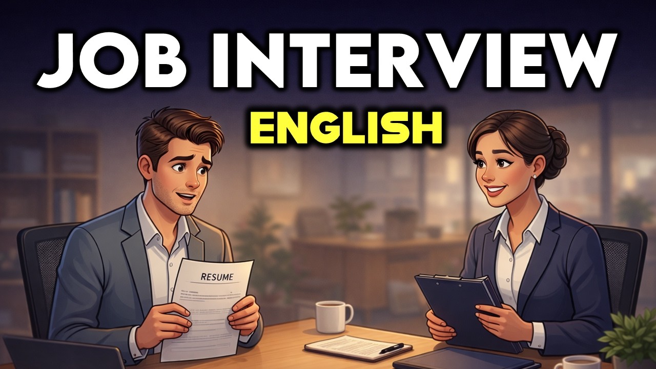 How to Introduce Yourself in a Job Interview | English Conversation ...