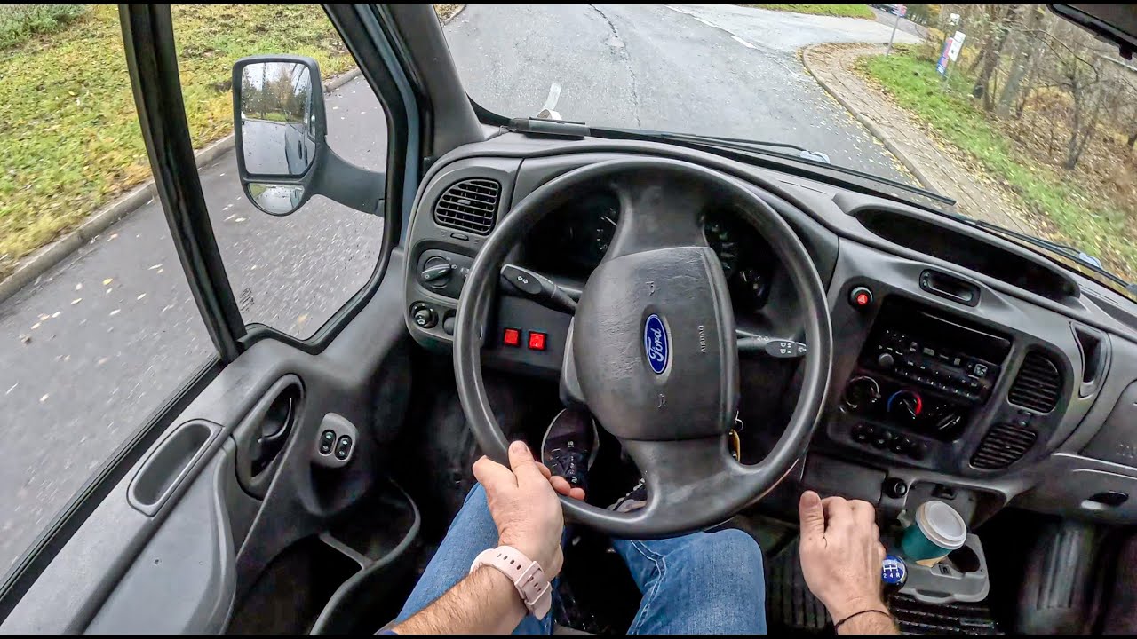 2006 Ford Transit [2.0 TD 125HP] |0-100| POV Test Drive #1435 Joe Black