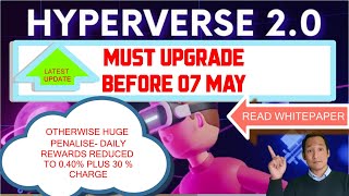 Hyperverse latest update 2.0, upgrade hyperverse account,#hyperverse,#hyperversewithdrawal#mof
