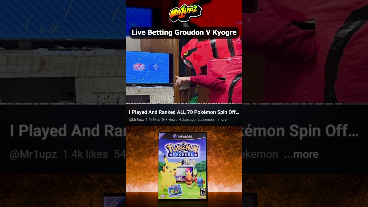 Watching Groudon Vs Kyogre LIVE - Pokemon Channel