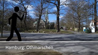 Der Geher In Hamburg Othmarschen