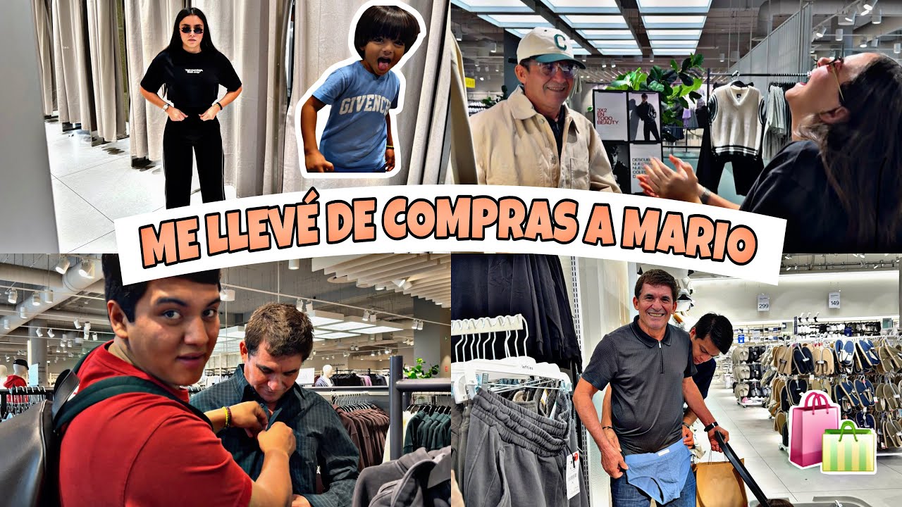 ME LLEVÉ DE COMPRAS A MARIO EN COMPAÑÍA DE LOS PLEBES 🛍️/MAYVE CASTRO❗️