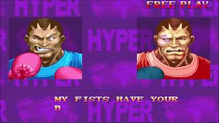 Hyper Street fighter II - Balrog Arcade Play through @thegamingandhobbychannelr3600