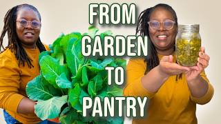 From Garden to Pantry Shelf | Pressure Canning Collard Greens