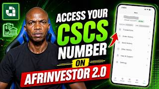 How to Access Your CSCS Number on Afrinvestor 2.0 (Step-by-Step Guide)