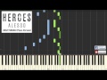 Alesso - HEROES (Piano Tutorial + SHEETS)