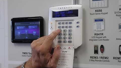 How to Change Codes on Paradox EVO192