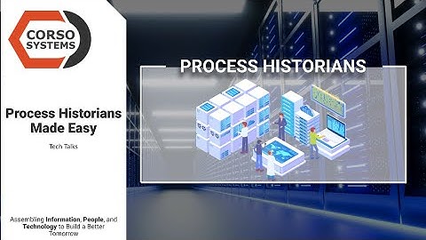 Corso Tech Talks  - Process Historians and Time Series Data in Manufacturing