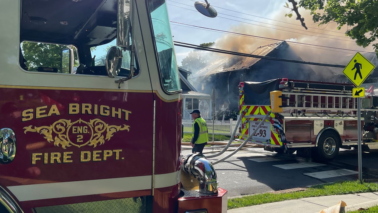 Fair Haven NJ 3rd Alarm House Fire Fair Haven Road 5/25/22