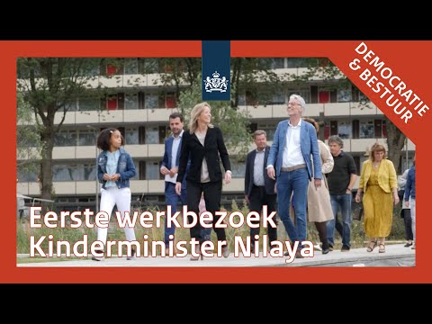 Eerste werkbezoek van kinderminister Nilaya