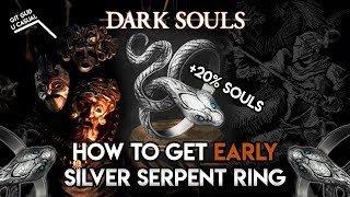 Dark Souls Covetous Silver Serpent ring early! Location