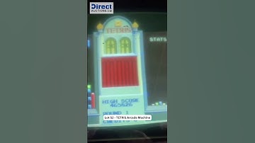 🎮🧩 Lot 52: TETRIS Arcade Machine – A Timeless Classic! 🧩🎮