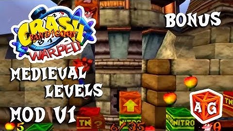 Crash Bandicoot 3 (European Version) - All Bonuses (Mod) [Medieval Levels v1].