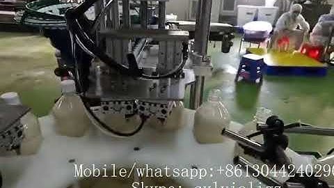 Automatic bottle fruit juice mango pulp fruit puree filling machine hot sale