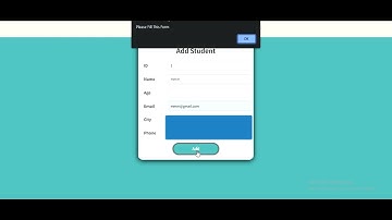 Simple CRUD app with Angular