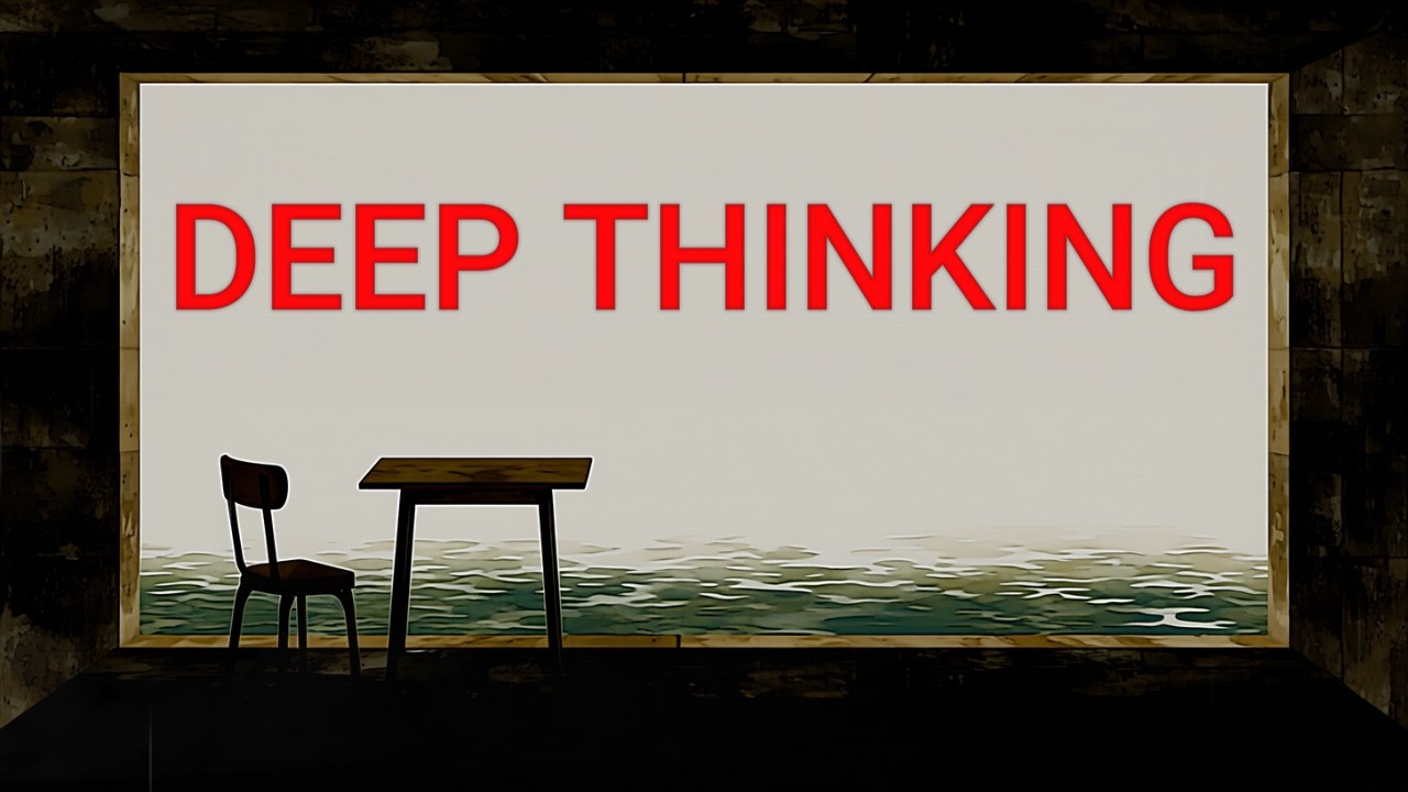 【DEEP WORK MUSIC】The Void Lake & Minimalist Desk 🌫️ Absolute Silence & Stillness [1 Hour]