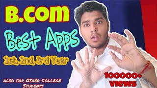Best Apps For Bcom Student | Bcom Ke Liye Best App | Best App For College Student | DU, BHU, AMU, MU screenshot 1