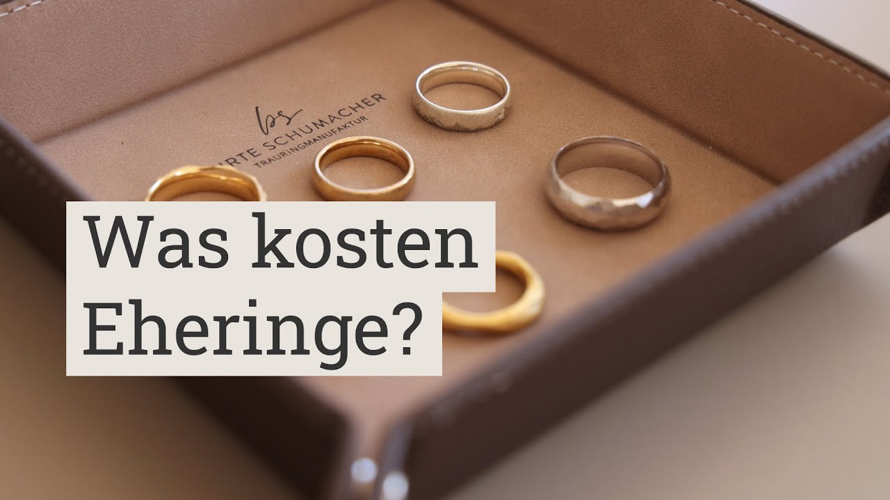 Was kosten Eheringe?