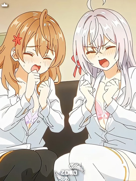 《 😏Bro casually hypnotized 2 girls😵‍💫》『 Ep.9 』【 Alya sometimes hides her feelings...】#4k#shorts