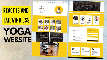 Responsive Yoga or GYM website using react js and tailwind css | step by step in 2025 | @soft_zs