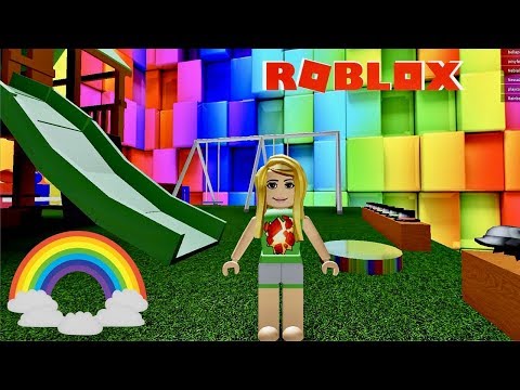 Playing a Super Girly Colofrul Rainbow Obby In Roblox