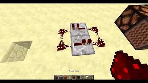 Como fazer um sistema de Redstone que fica piscando?