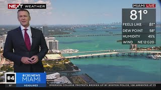 South Florida Weather for Thursday 4/25/2024 12PM