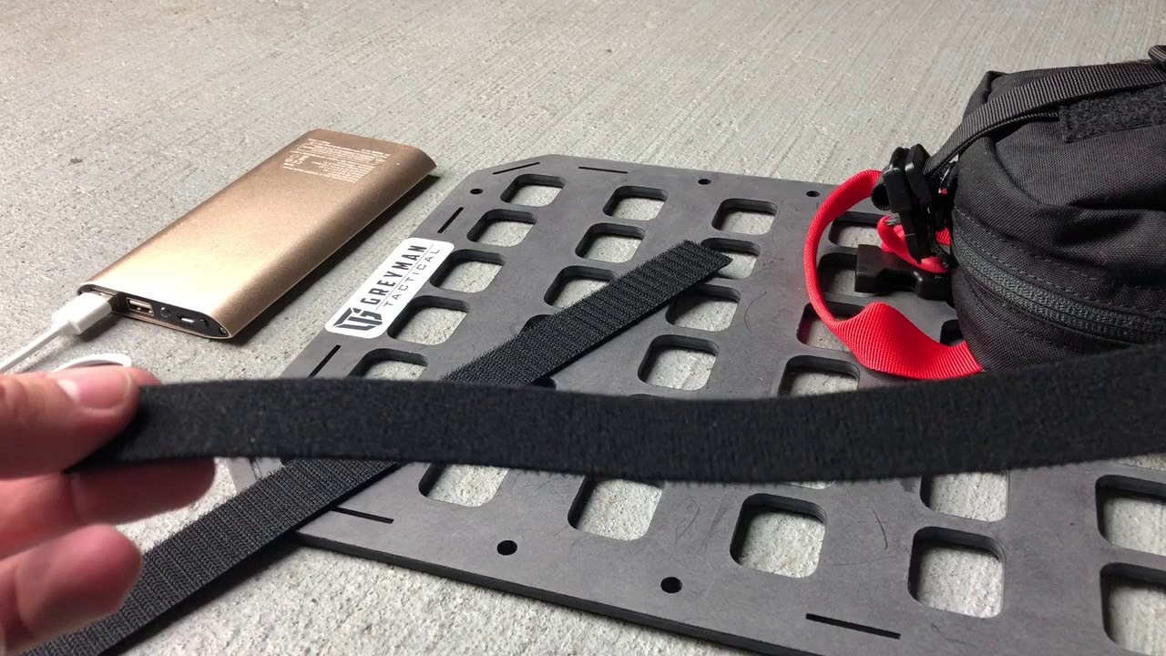 GMT Rigid MOLLE Panel Velcro One Wrap Accessory YouTube