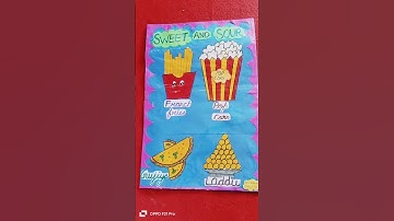 #viral taste difference sweet and sour chart drawing #shorts