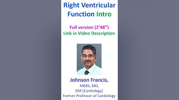 Right Ventricular Function