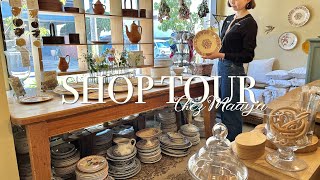 Treasure hunt at a small antique shop ♪ Daily vlog of enjoying shopping and gardening