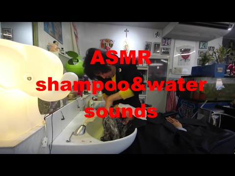 音フェチ ASMR ヘアダイのあとのシャンプー　喋りあり Shampoo&Water Sounds