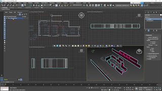 Videoguide - Link Autocad, Import CAD Files in 3DStudio Max, DWG, DXF, Extrusion, 3D Modelling