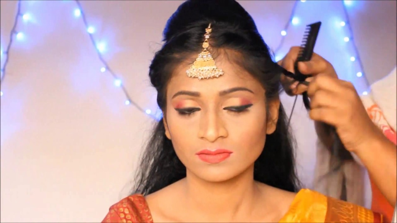 Easy Indian Traditional Wedding Guest Makeup In Tamil Used Basic
